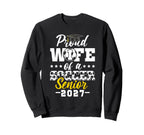 Proud Wife Soccer Senior 2027 Sweatshirt - Streetwear Style Men Women
