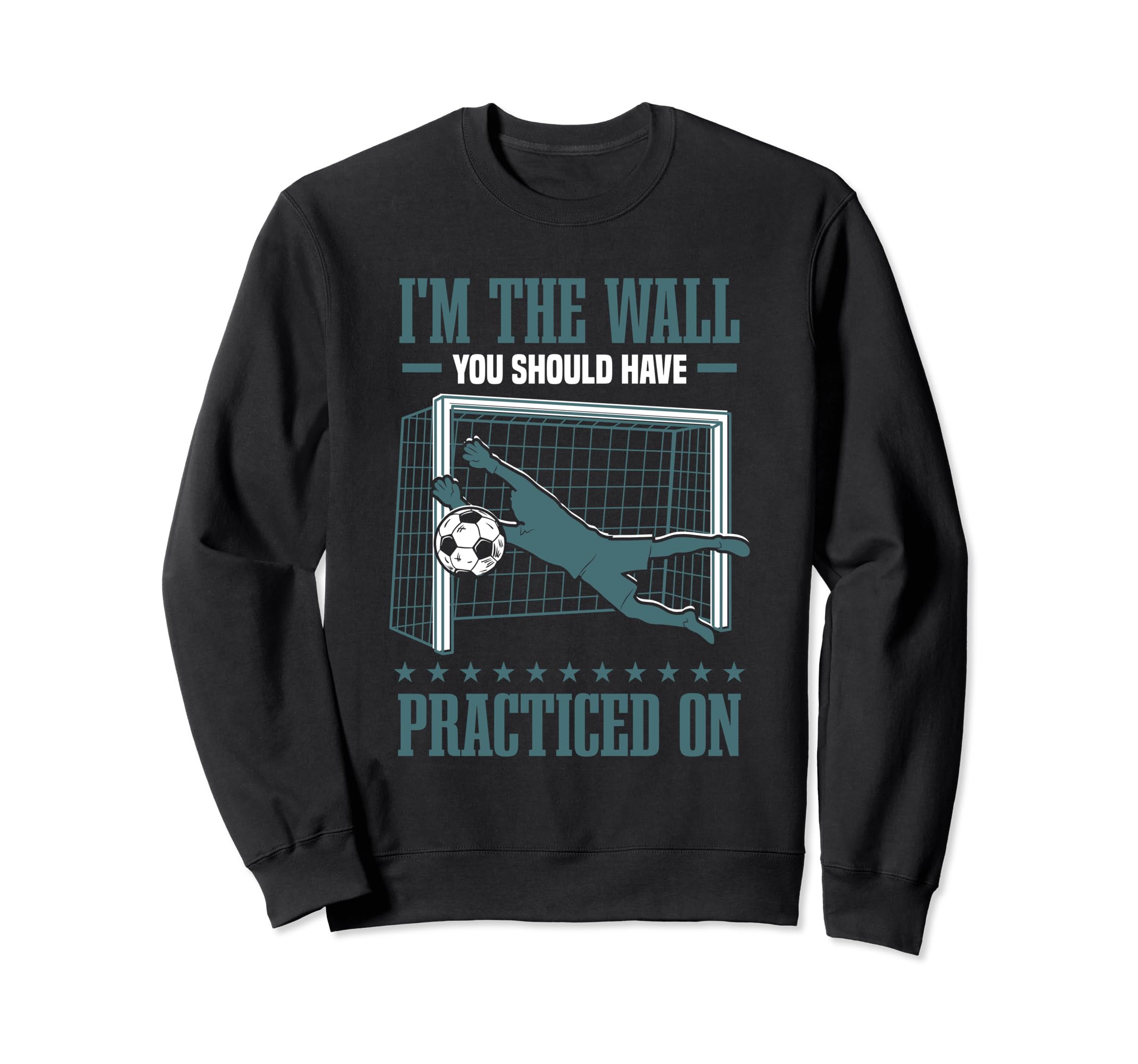 Gloves Goal Soccer Goalie Goalkeeper Sweatshirt - Streetwear Style Unisex