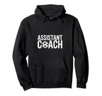 Assistant Coach Soccer Enthusiast Casual Hoodie - Aesthetic Graphic Unisex