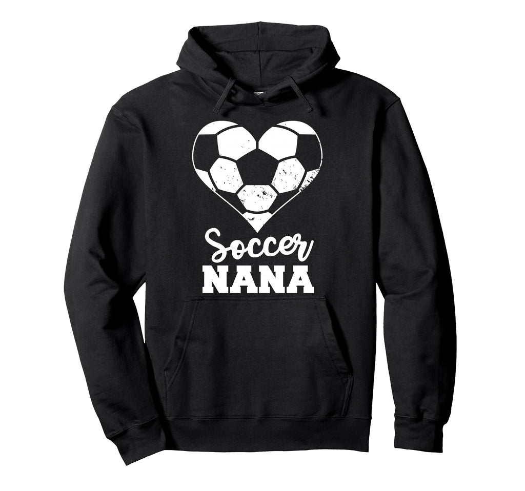 Soccer Nana Heart Funny Soccer Hoodie - Fun Novelty Design Men Women