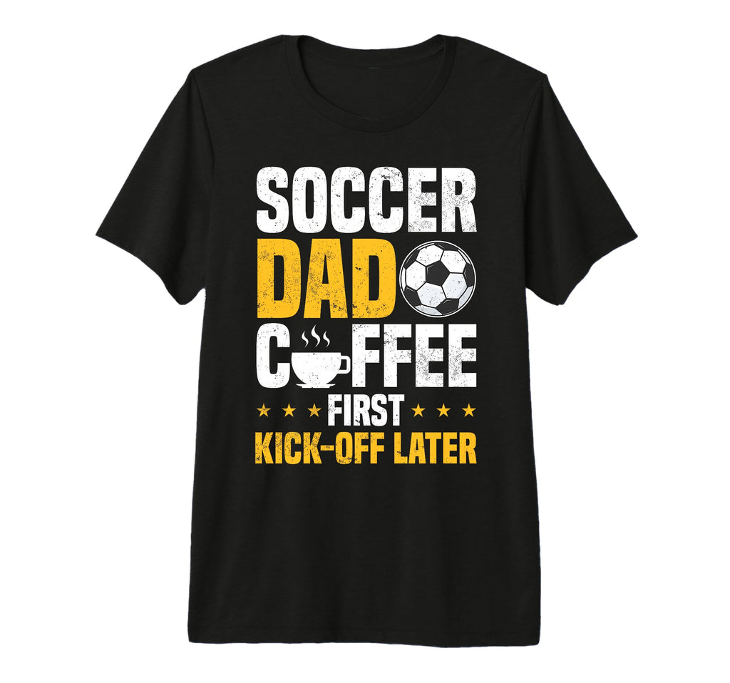 Soccer Dad Coffee Lover Tri Blend T-Shirt - Trendy Graphic Unisex