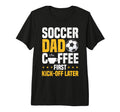 Soccer Dad Coffee Lover Tri Blend T-Shirt - Trendy Graphic Unisex