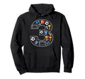 3Rd Birthday 3 Year Old Football Soccer Hoodie - Streetwear Style Unisex
