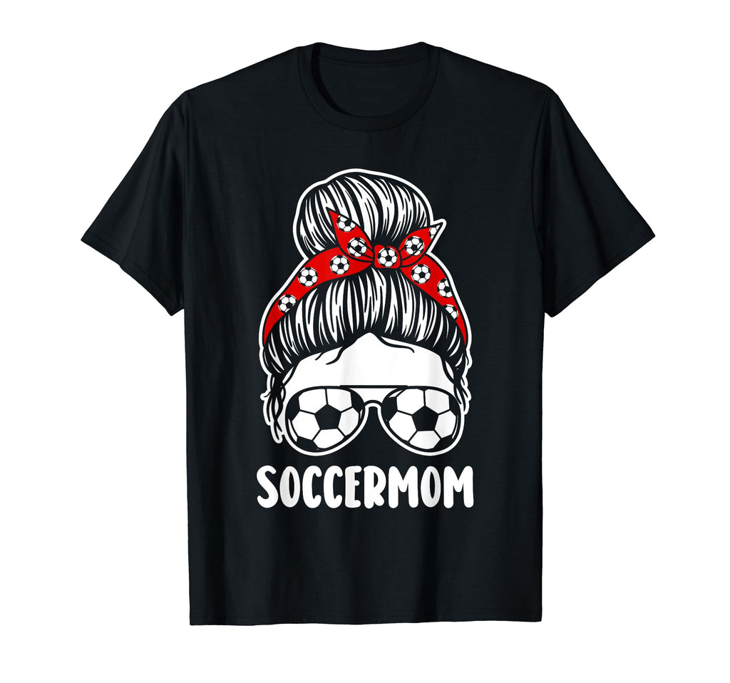 Mom Mother Soccer T-Shirt - Novelty Apparel Men Women