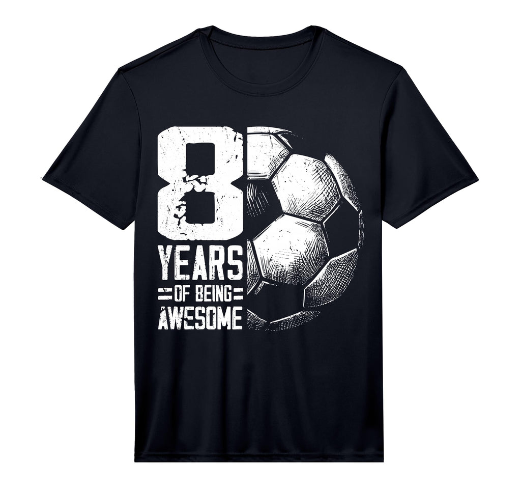 8Th Birthday Soccer Player Football T-Shirt - Aesthetic Graphic for Adults