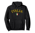 Italia Soccer Hoodie - Minimalist Print for Adults