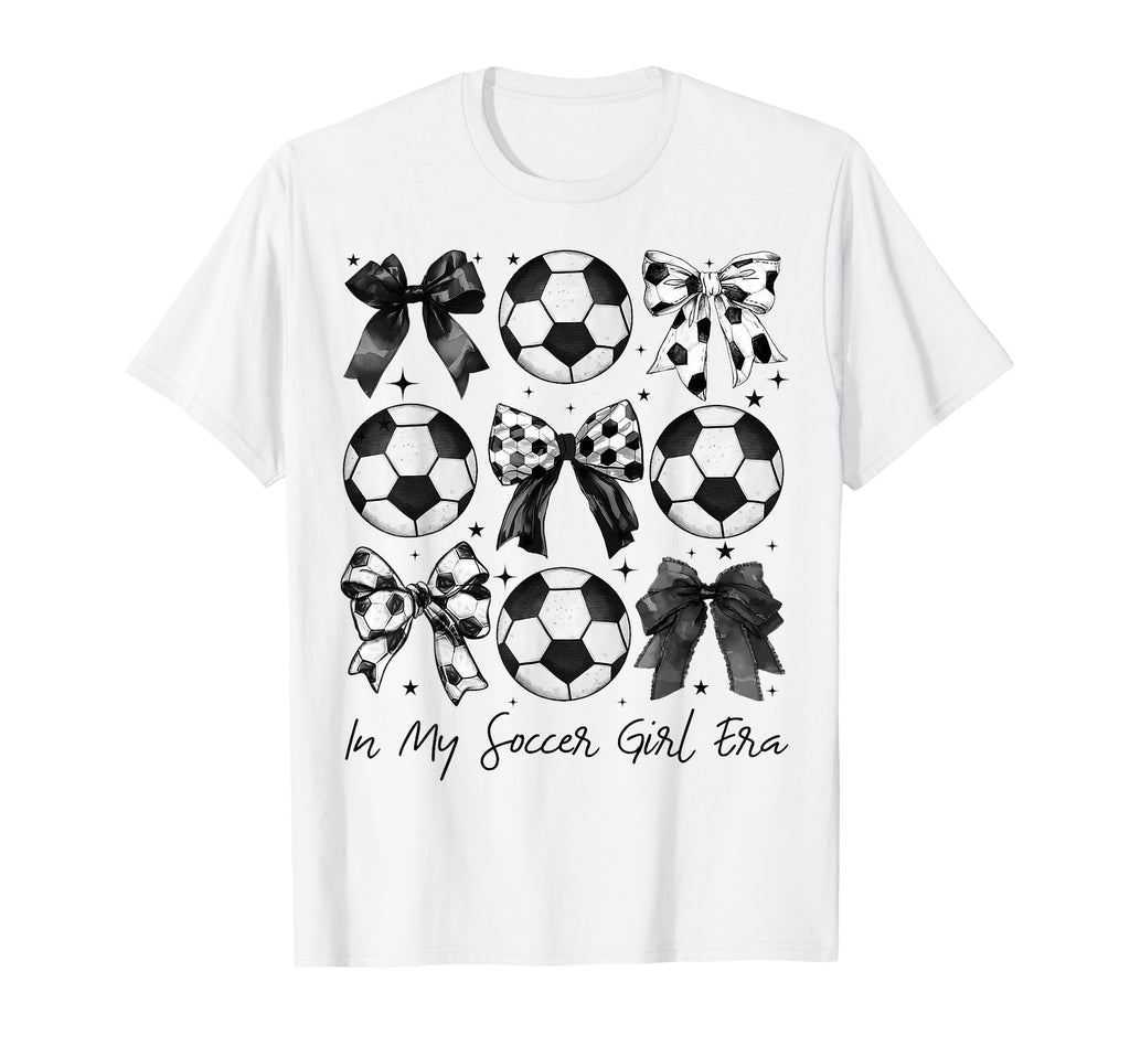 Soccer My Soccer Era Groovy Soccer T-Shirt - Graphic Print Men Women