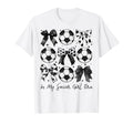 Soccer My Soccer Era Groovy Soccer T-Shirt - Graphic Print Men Women