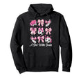 Soccer Player Soccer Coquette Bow Hoodie - Fun Novelty Design for Adults