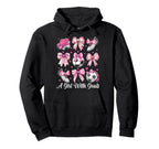 Soccer Player Soccer Coquette Bow Hoodie - Fun Novelty Design for Adults