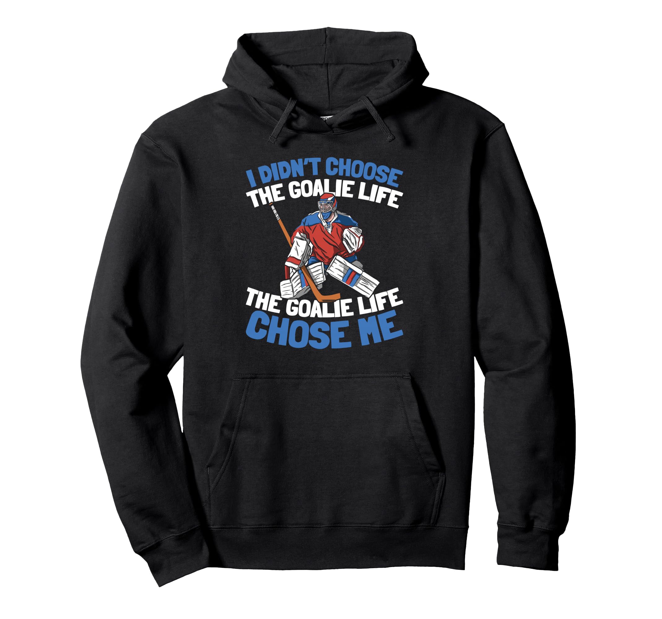 Hockey Goalkeeper Ice Hockey Goalie Hoodie - Custom Art Print for Adults