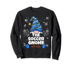 Soccer Gnome Funny Jewish Hanukkah Sweatshirt - Custom Art Print Unisex