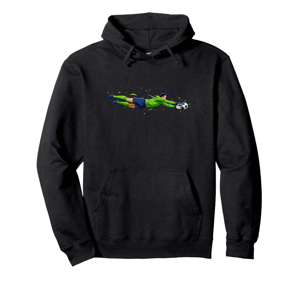 Football Soccer Goalkeeper Safe Comic Hoodie - Novelty Apparel for Adults
