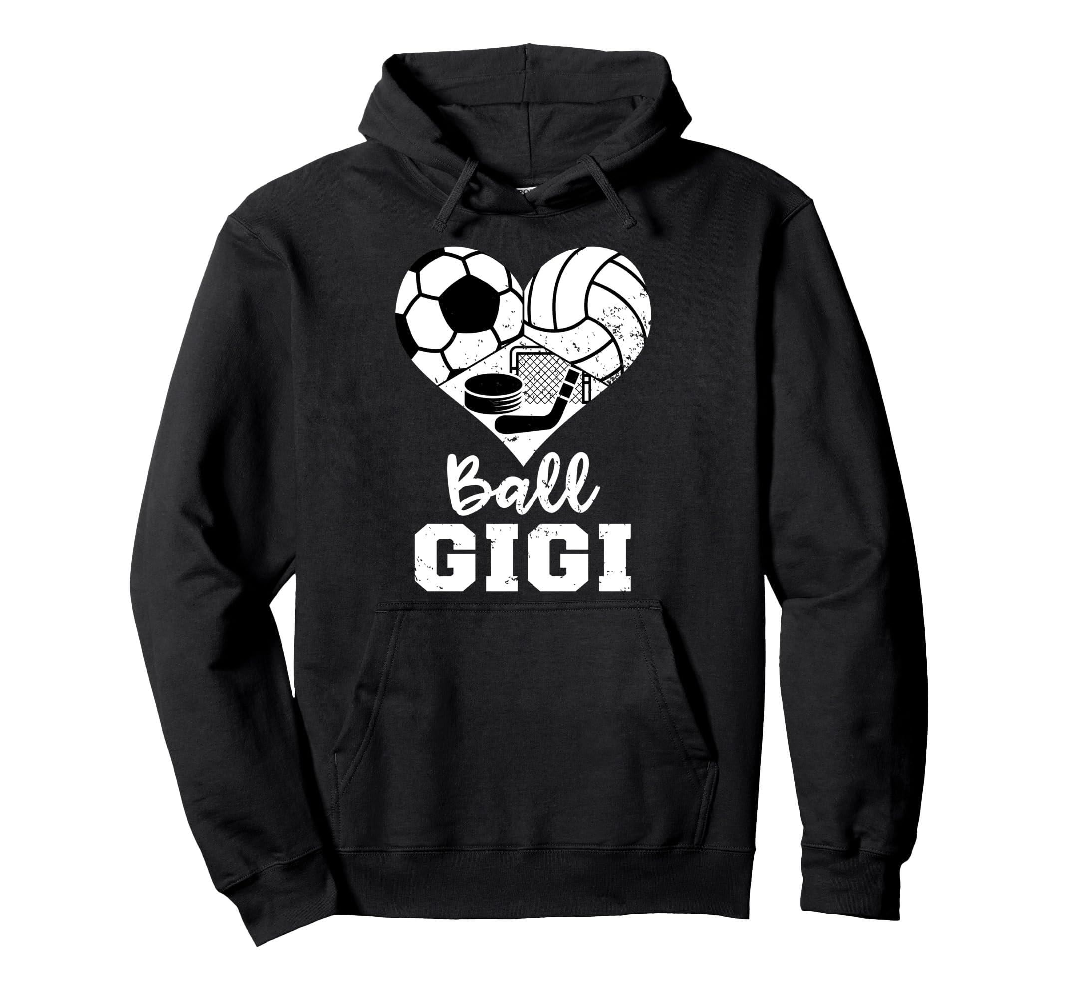 Ball Gigi Funny Soccer Volleyball Hockey Hoodie - Streetwear Style Unisex