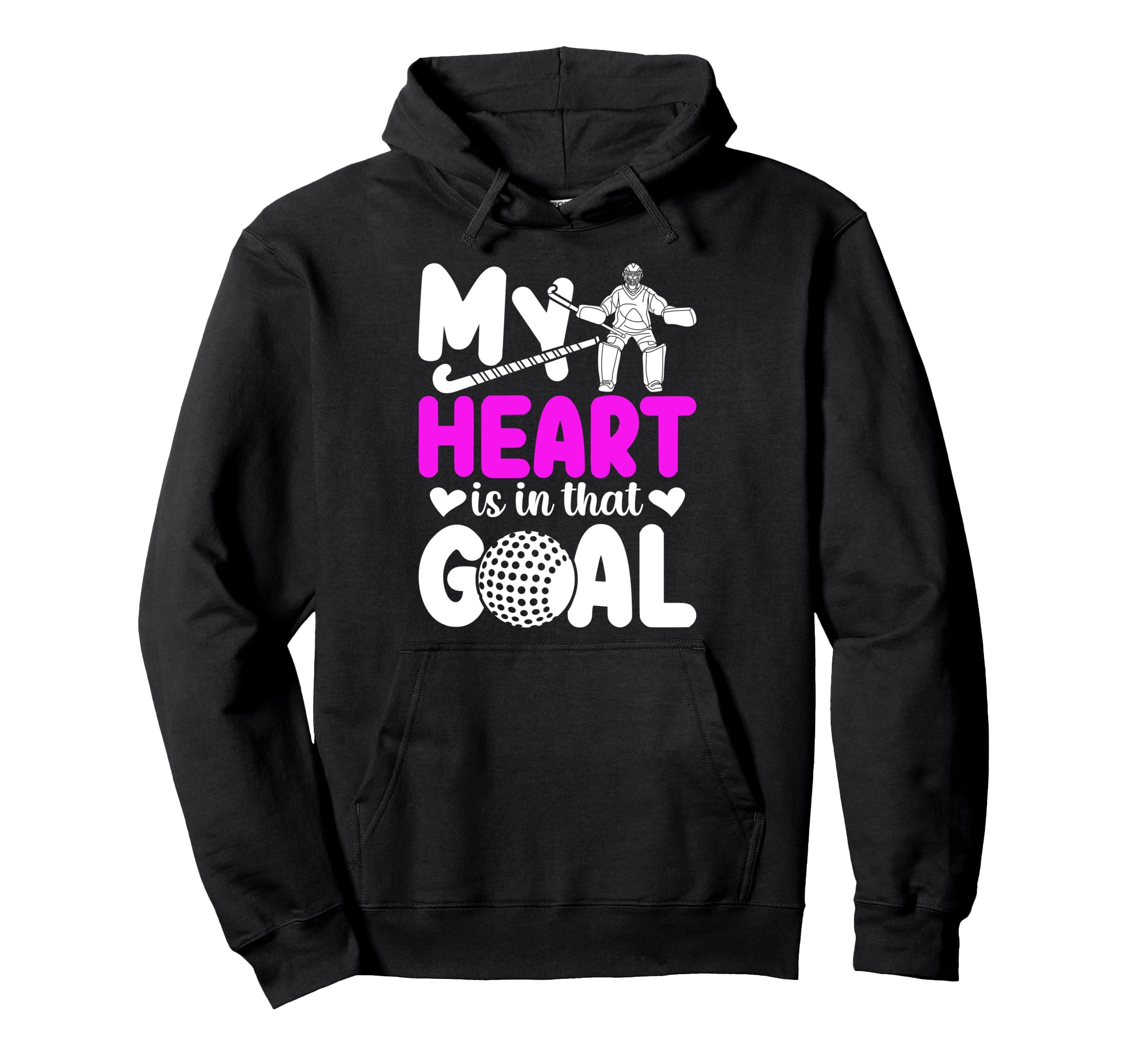 Field Hockey Goalkeeper Aunt Proud Hoodie - Fun Novelty Design Men Women