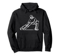 Field Hockey Goalkeeper Drawing Hoodie - Novelty Apparel for Adults