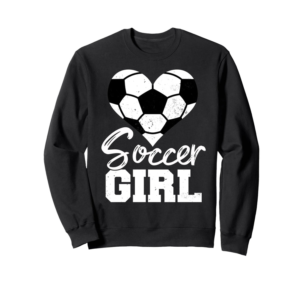 Soccer Heart Funny Heartfelt Love Sweatshirt - Trendy Graphic Men Women