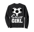 Soccer Heart Funny Heartfelt Love Sweatshirt - Trendy Graphic Men Women