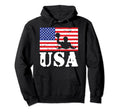 Distressed Water Polo Usa American Hoodie - Casual Everyday Wear Unisex
