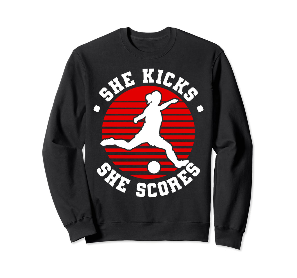 Soccer Team Outfit Players Fans Sweatshirt - Minimalist Print for Adults