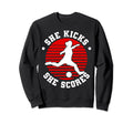 Soccer Team Outfit Players Fans Sweatshirt - Minimalist Print for Adults
