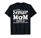 2026 Soccer Senior Mom 2026 Soccer T-Shirt - Aesthetic Graphic Unisex