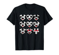 Soccer Heart Faces Football Love T-Shirt - Trendy Graphic Men Women