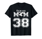 Proud Senior Soccer Mom Custom T-Shirt - Casual Everyday Wear Men Women