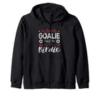 Funny Soccer Goalie Goalkeeper Mom Sweatshirt - Fun Novelty Design Unisex