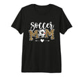 Soccer Mom Leopard Funny Soccer Mom T-Shirt - Unique Graphic for Adults