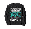 Powerchair Football Coach Funny Sweatshirt - Streetwear Style for Adults