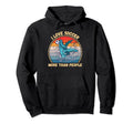 Whale I Love Soccer More Than People Hoodie - Unique Graphic Men Women