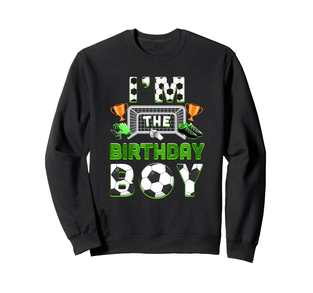 Im Birthday Soccer Family Matching Sweatshirt - Minimalist Print Men Women