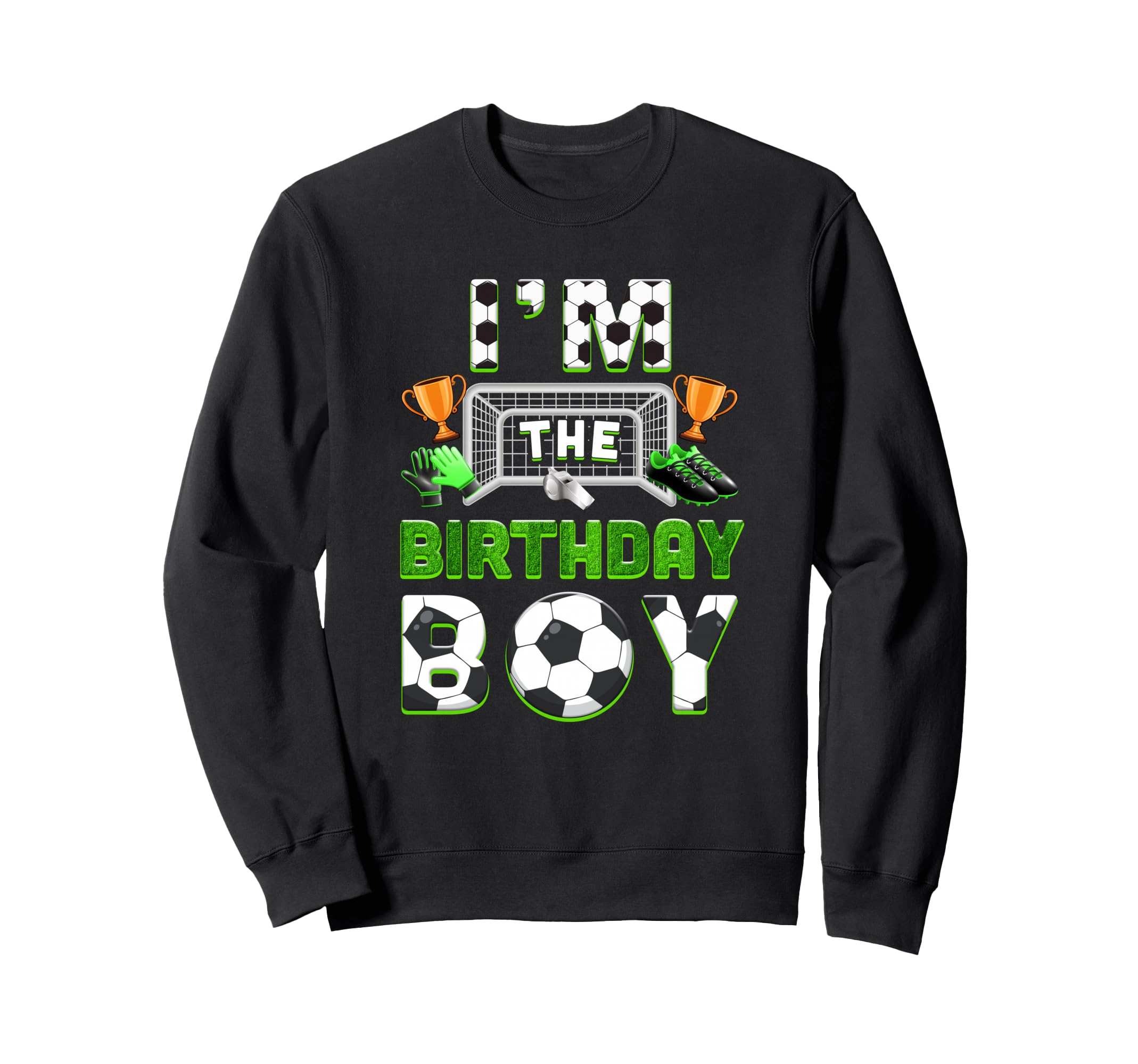 Im Birthday Soccer Family Matching Sweatshirt - Minimalist Print Men Women