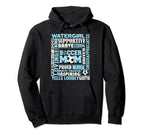 Soccer Mom Traits Best Words Mothers Hoodie - Unique Graphic for Adults