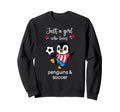 Penguin Soccer Penguin Soccer Sweatshirt - Fun Novelty Design Unisex