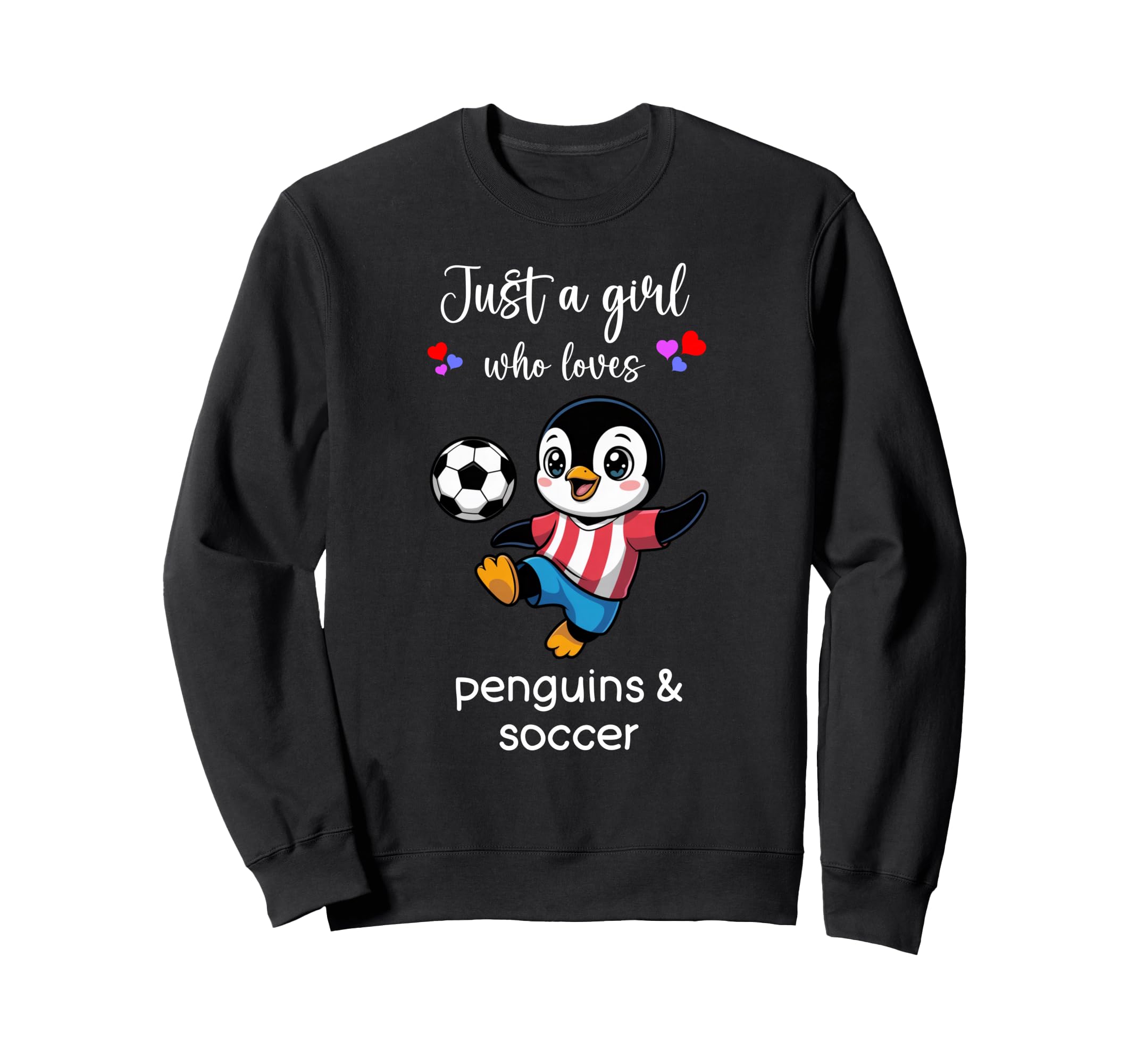 Penguin Soccer Penguin Soccer Sweatshirt - Fun Novelty Design Unisex