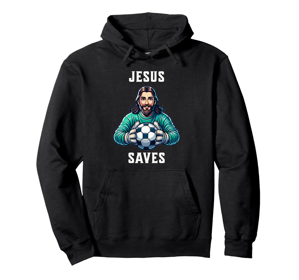 Jesus Soccer Football Christianity Hoodie - Trendy Graphic Unisex