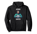 Jesus Soccer Football Christianity Hoodie - Trendy Graphic Unisex