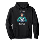 Jesus Soccer Football Christianity Hoodie - Trendy Graphic Unisex