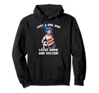 Just Who Loves Anime And Soccer Kawaii Hoodie - Trendy Graphic for Adults