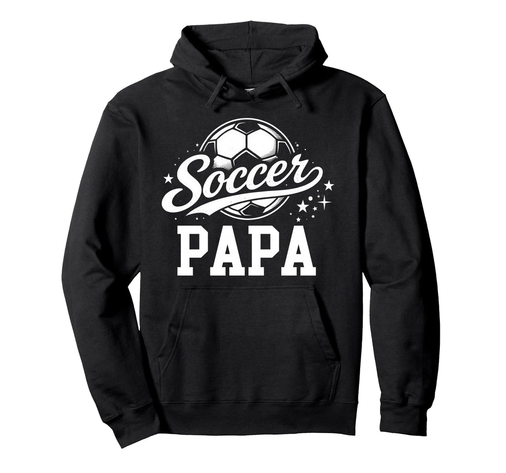 Soccer Papa Soccer Ball Hoodie - Custom Art Print Unisex