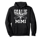 Lacrosse Goalie Mimi Lacrosse Goalkeeper Hoodie - Custom Art Print Unisex