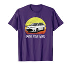 Mini Van Life Soccer Mom Dad Parent T-Shirt - Aesthetic Graphic for Adults