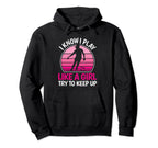 I Know I Play Like Soccer Player Hoodie - Casual Everyday Wear for Adults