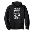 This Is My Soccer Mom Voice Mothers Hoodie - Aesthetic Graphic Men Women