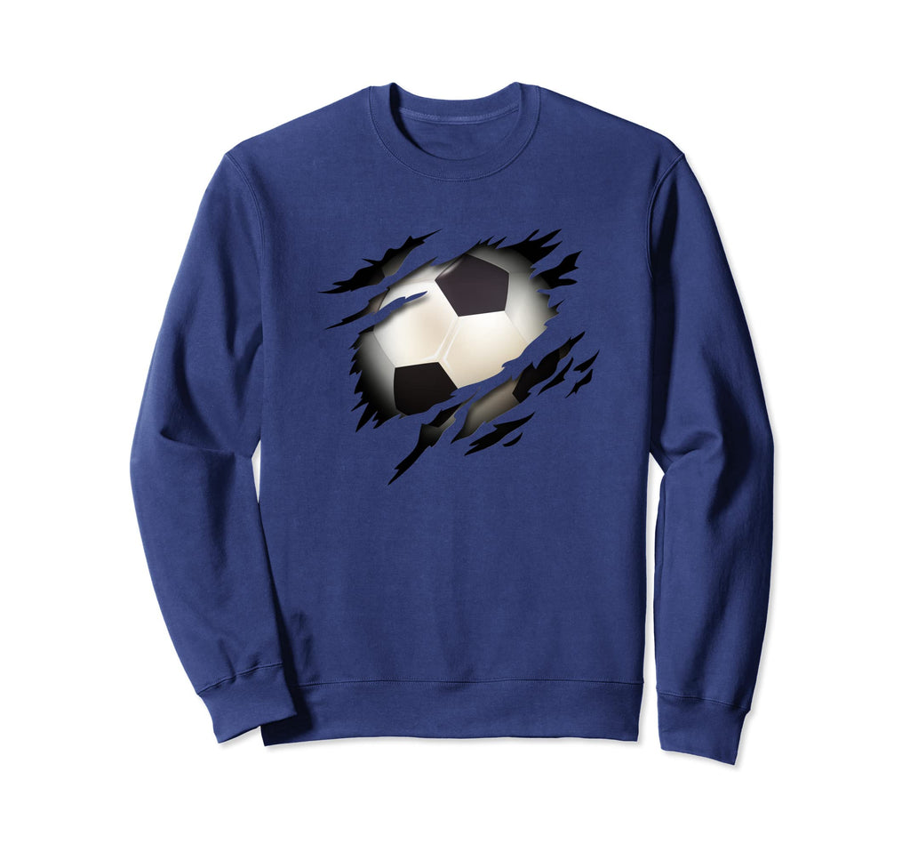 Soccer Heart I Football Sport Passion Sweatshirt - Unique Graphic Unisex