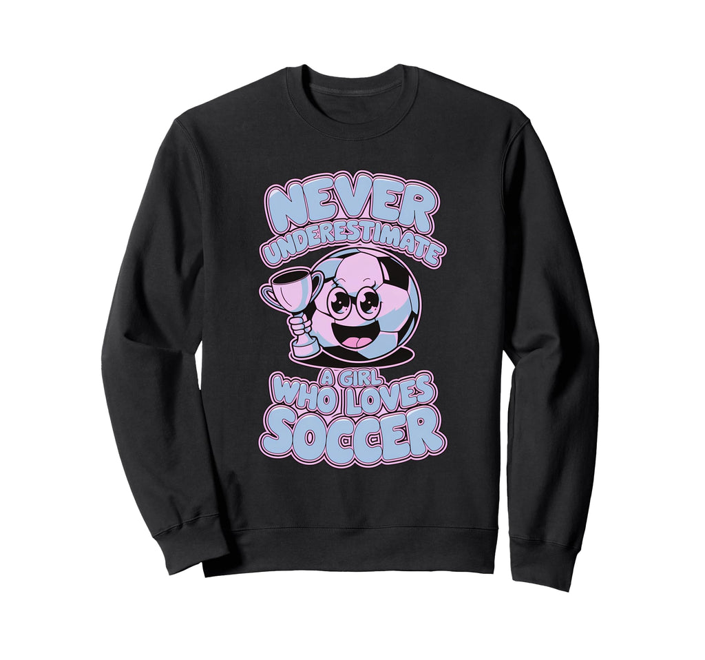 Soccer Players Soccer Soccer Sweatshirt - Minimalist Print Unisex