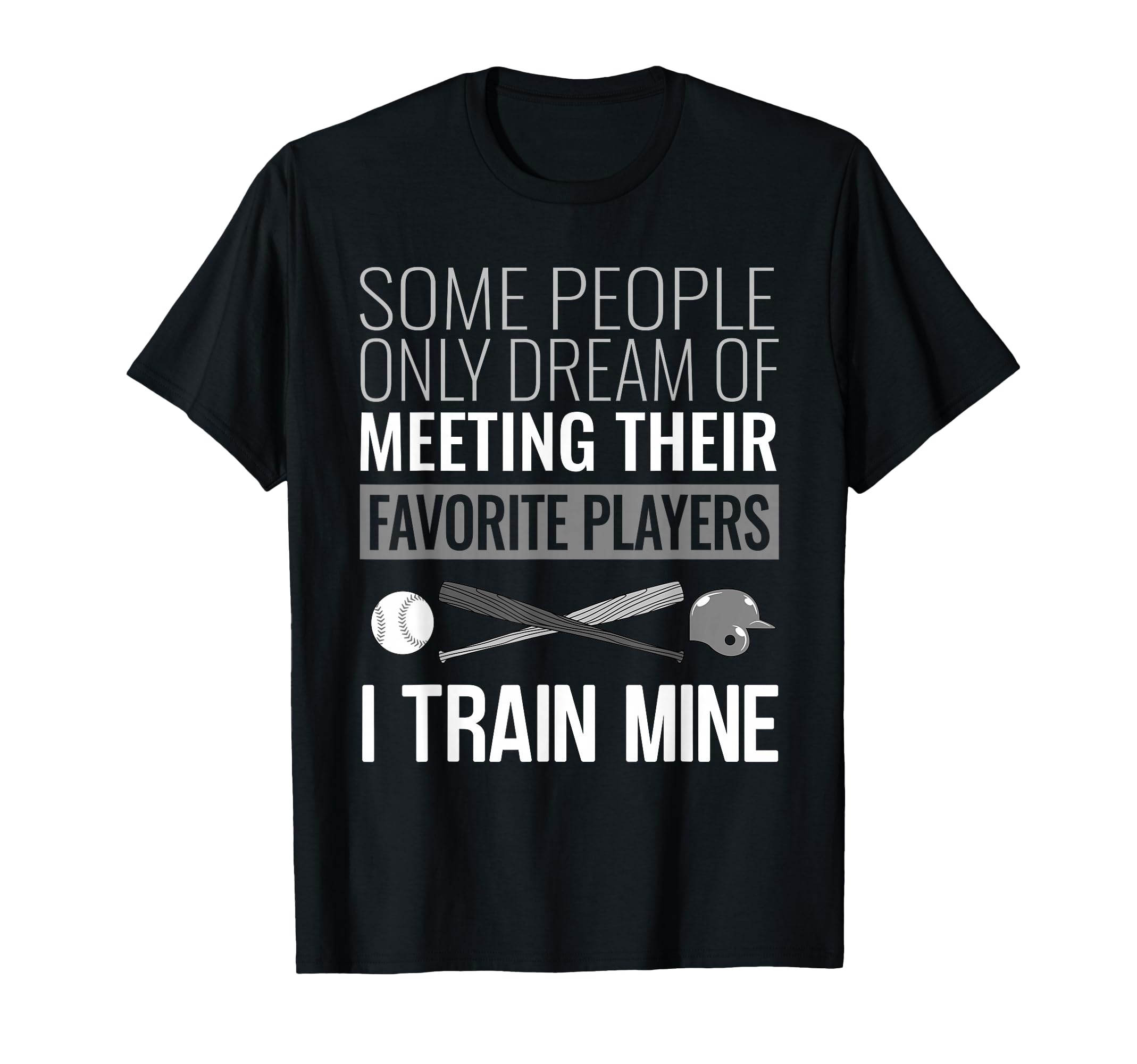 Funny Baseball Coach Trainer Bat And Ball T-Shirt - Unique Graphic Unisex