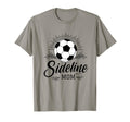 Sideline Mom Soccer Game Days Soccer T-Shirt - Minimalist Print for Adults